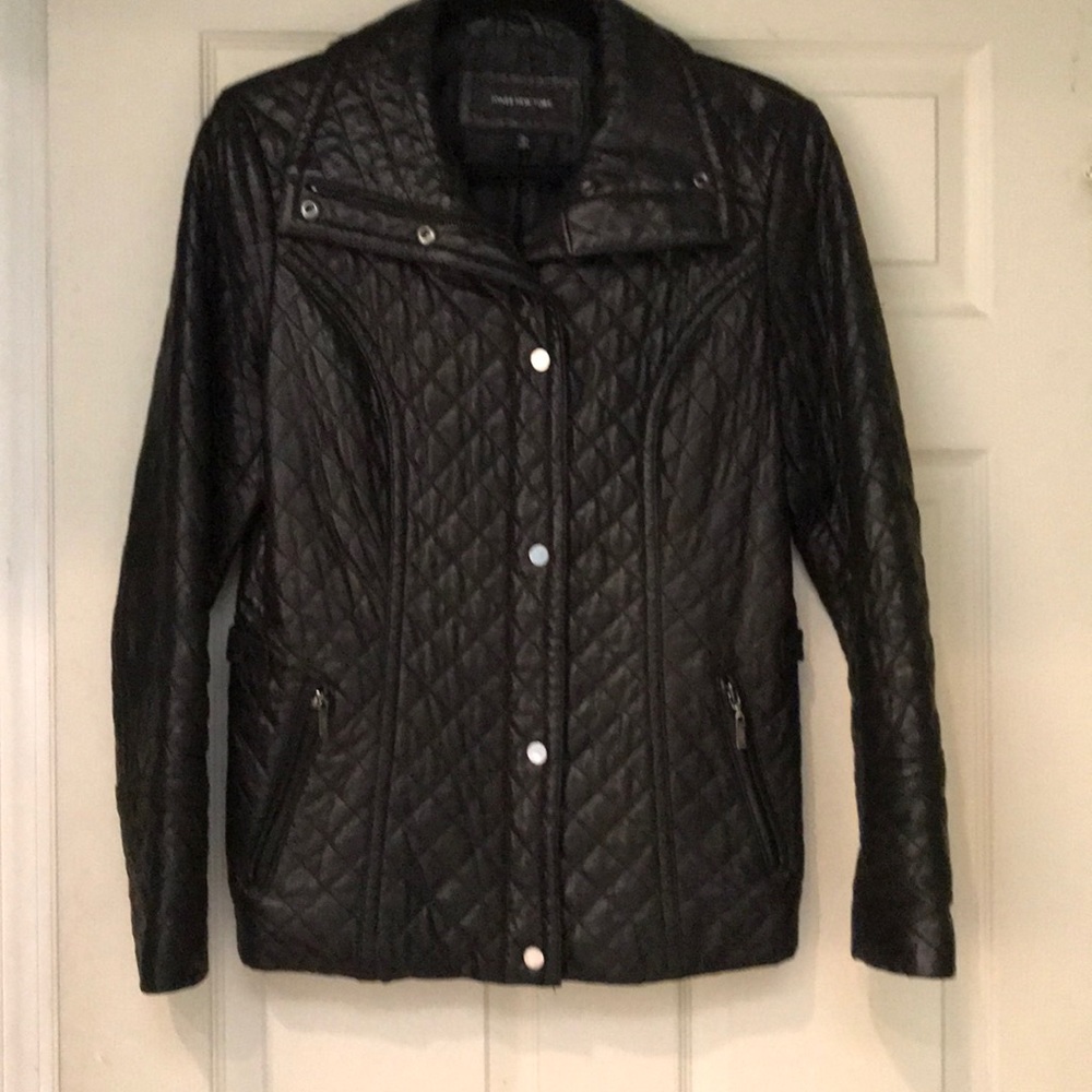 Quilted Leather Motorcycle Jacket